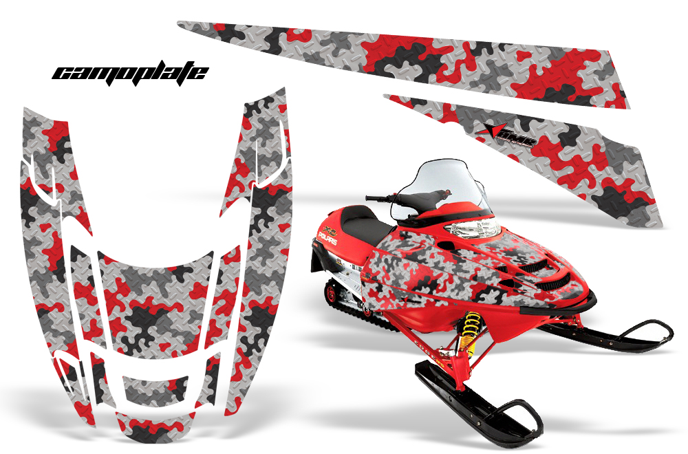 POLARIS EDGE Graphics RED Camoplate